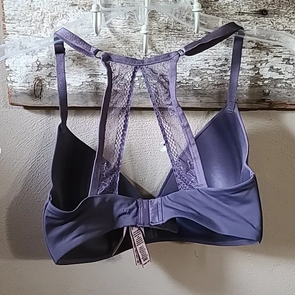 Victoria's Secret t shirt lightly lined wireless bra 34dd - Picture 2 of 3